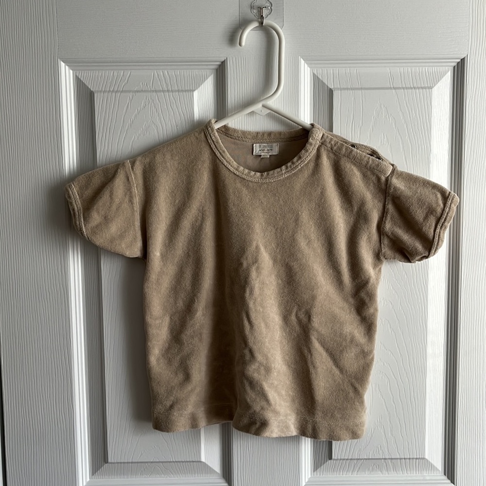 The Simple Folk Oversized Teddy Top ( size 4/5T oatmeal)